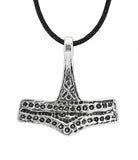 Thorshammer 76 mit Korbkette - Silber