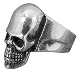 Ring Totenkopf, Gr. 62-74 (tk8) - Silber