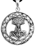 Thorshammer 224 mit Korbkette - Silber