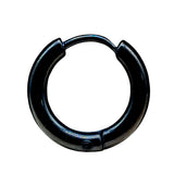 Klappcreole schwarz 10mm - Edelstahl kcschw02