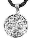 Blume des Lebens 95 A mit Schlangenkette - Silber
