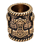 Bartperle Thorshammer 8 mm - Bronze