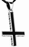 Kreuz 332 mit Schlangenkette - Silber