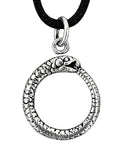 Midgardschlange 110 mit Schlangenkette - Silber