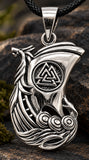 Anhänger 461 Wikingerschiff - Silber