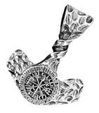 Thorshammer 384 mit Korbkette - Silber