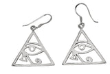 Ohrring 15 Auge des Horus - Silber