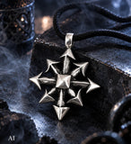 Anhänger 60 Chaosstern - Silber