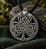 Shamrock 103 mit Korbkette - Silber