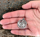 Tyr mit Fenrir 398 mit Schlangenkette - Silber