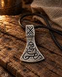 Anhänger 42 Axt - Silber