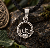 Claddagh 169 mit Schlangenkette - Silber