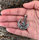Anubis 365 mit Schlangenkette - Silber