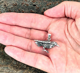 Rabe 233 mit Schlangenkette - Silber