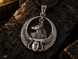 Anubis 365 mit Schlangenkette - Silber