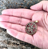 Anhänger 163 Metatrons Würfel - Bronze