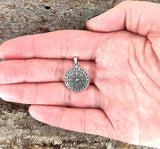 Anhänger 285 Wikinger Kompass - Silber
