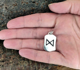 Anhänger 157 Rune Dagaz - Silber