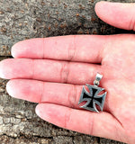 Eisernes Kreuz 333 mit Schlangenkette - Silber
