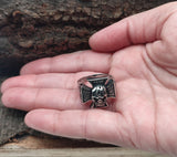 Ring Eisernes Kreuz, Gr. 55-68 (edektk) - Edelstahl