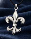 Anhänger 184 Fleur-de-Lis - Silber
