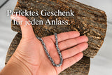 Königskette 4,5 mm - silbern - Edelstahl