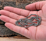 Erbskette 2 mm - silbern - Edelstahl
