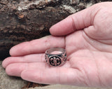 Ring Fleur-de-Lis, Gr. 57-71 (fl25) - Edelstahl