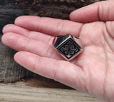 Ring Chaosstern, Gr. 55-75 (edch) - Edelstahl