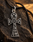 Ankh 32 mit Korbkette - Silber