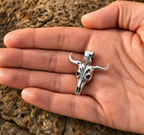 Stier 36 A mit Schlangenkette - Silber