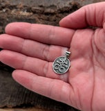 Leviathan Kreuz 414 mit Schlangenkette - Silber