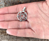 Anhänger 252 Pentagramm - Silber