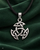 Keltischer Knoten 107 mit Schlangenkette - Silber