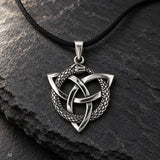 Keltenknoten 326 mit Schlangenkette - Silber