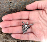 Cernunnos 360 mit Schlangenkette - Silber