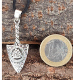 Pfeilspitze 387 mit Korbkette - Silber
