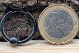 Klappcreole schwarz 16 x 2,5 mm - Edelstahl kcschw14