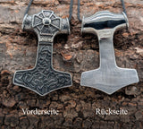 Thorshammer 63 mit Königskette - Edelstahl