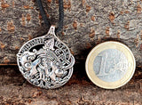 Tyr mit Fenrir 398 mit Schlangenkette - Silber