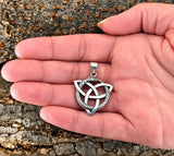 Keltenknoten 326 mit Schlangenkette - Silber