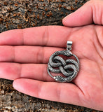 Anhänger 330 Schlangen - Silber