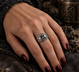 Ring "Thorshammer", Gr. 52-80 (thsi1) - Silber