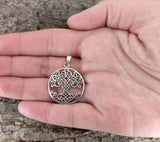 Anhänger 89 Lebensbaum - Silber
