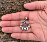 Claddagh 104 mit Schlangenkette - Silber