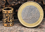 Bartperle Triskele 7mm - Bronze
