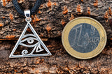 Auge des Horus 262 mit Schlangenkette - Silber