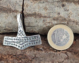 Anhänger 76 Thorshammer - Silber
