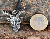 Cernunnos 360 mit Schlangenkette - Silber