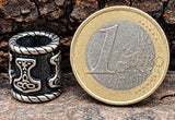 Bartperle Thorshammer 8 mm - Edelstahl